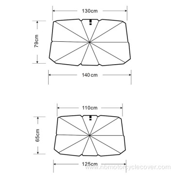 Good Quality Car Umbrellas Foldable Car Sunshade